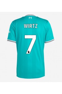 Liverpool Florian Wirtz #7 Jalkapallovaatteet Kolmaspaita 2025-26 Lyhythihainen